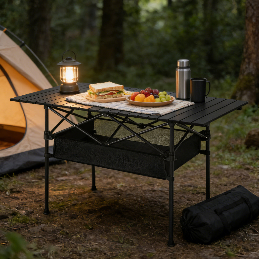 FANSXIVITA Folding Tables Heavy Duty Portable Folding Plastic Dining Table Perfect for Party and Parties Backyard